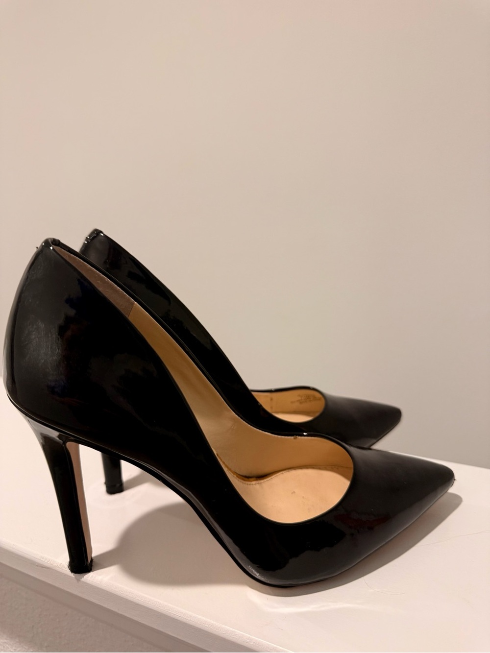 Jessica Simpson Black Patent Pointed Toe Stiletto Pumps - Picture 6 of 6